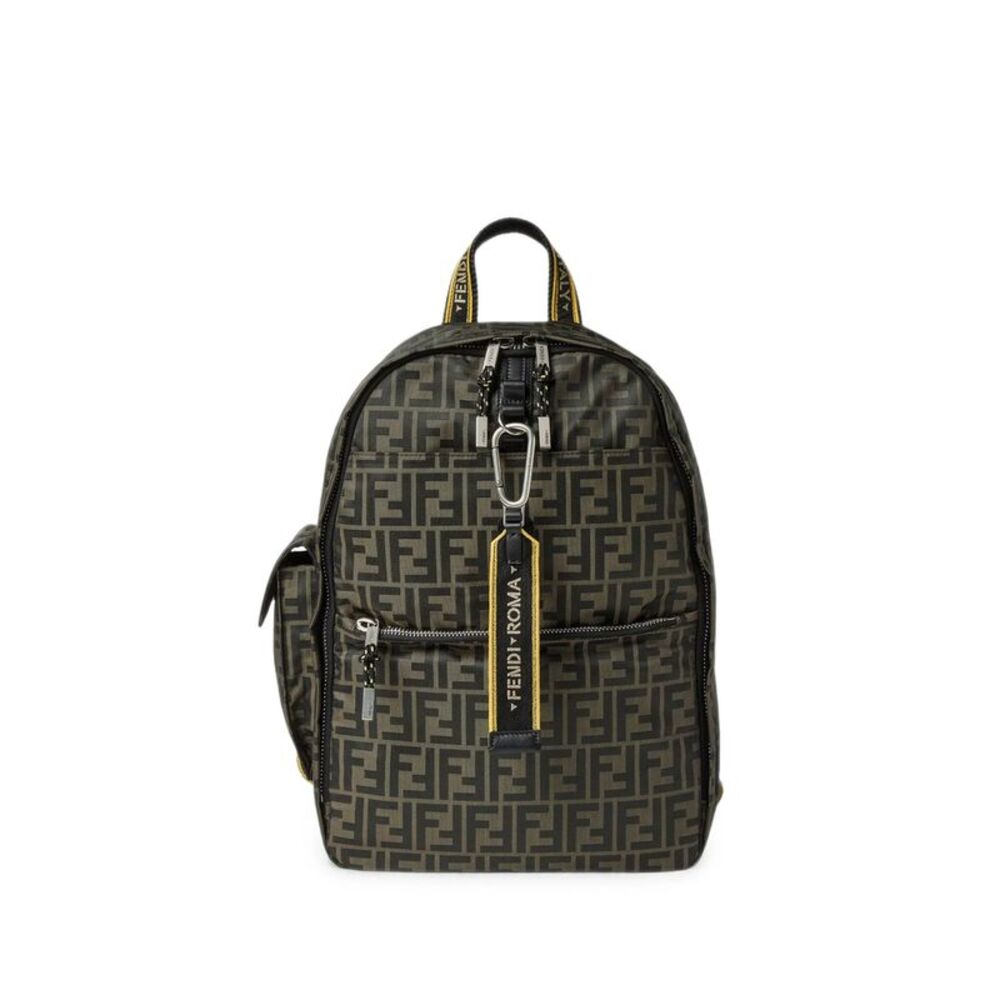 Fendi Brown Backpacks Men